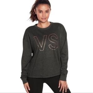 Victoria’s Secret Victoria Sport Women's Gray Logo Pullover Sweatshirt XS​